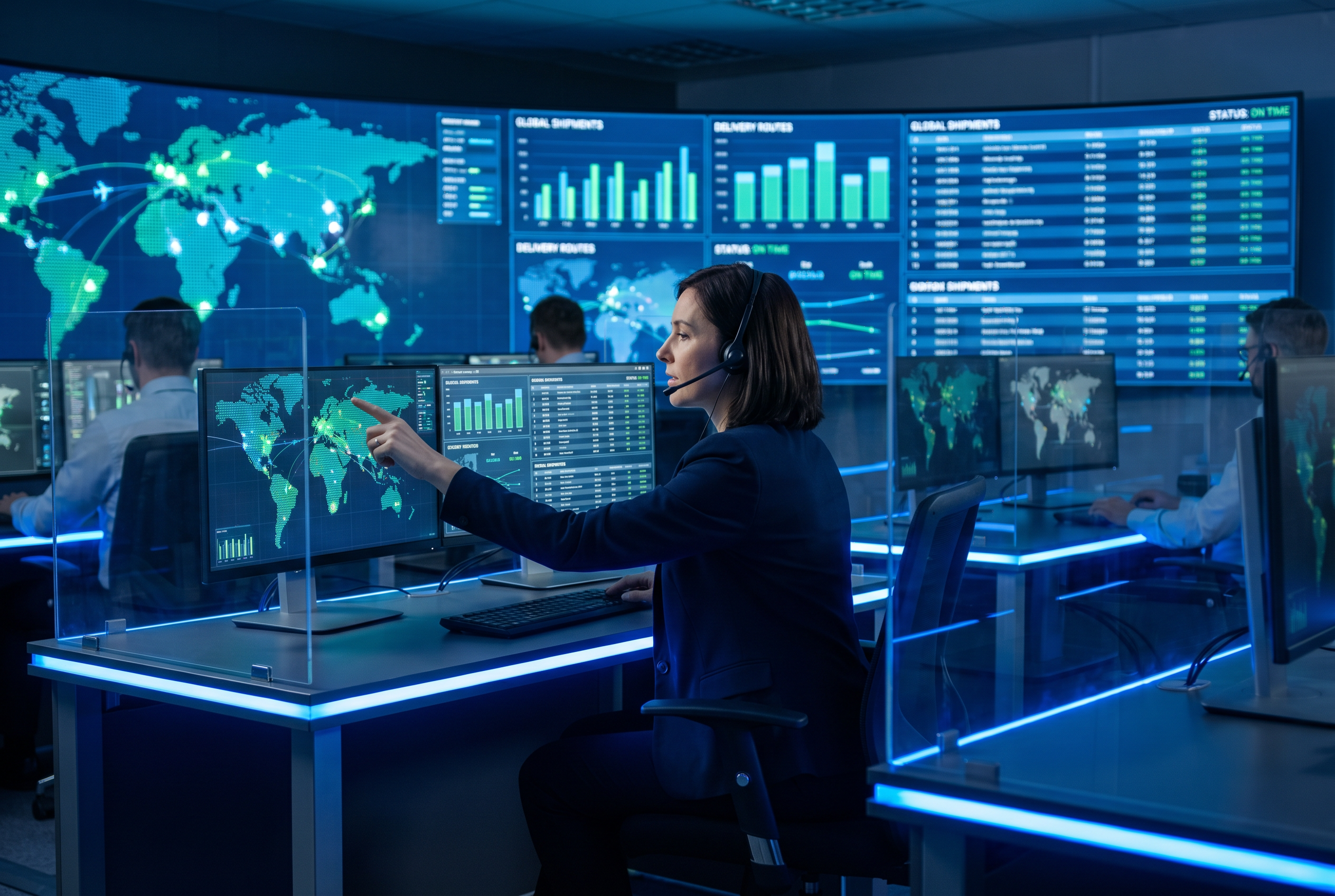 Logistics control center